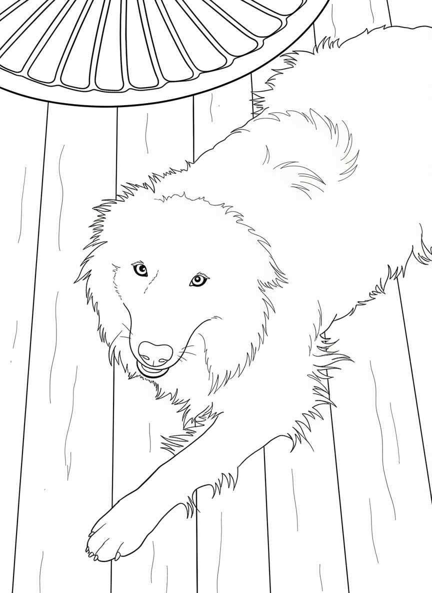 Free printable coloring page of Goosey from Goosey: The Story of My Life!